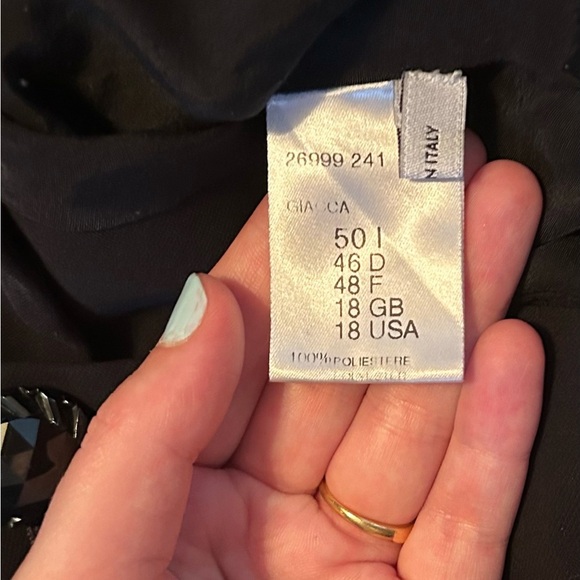 ๐ค Vintage Modyva Italian Blazer | Y2K Fitted Black Jacket | MSRP $800 - Picture 7 of 8